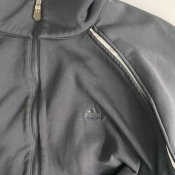 Adidas Women's Classic Black/White Versatile SST Sports Track Jacket, Size XL - Picture 7 of 7